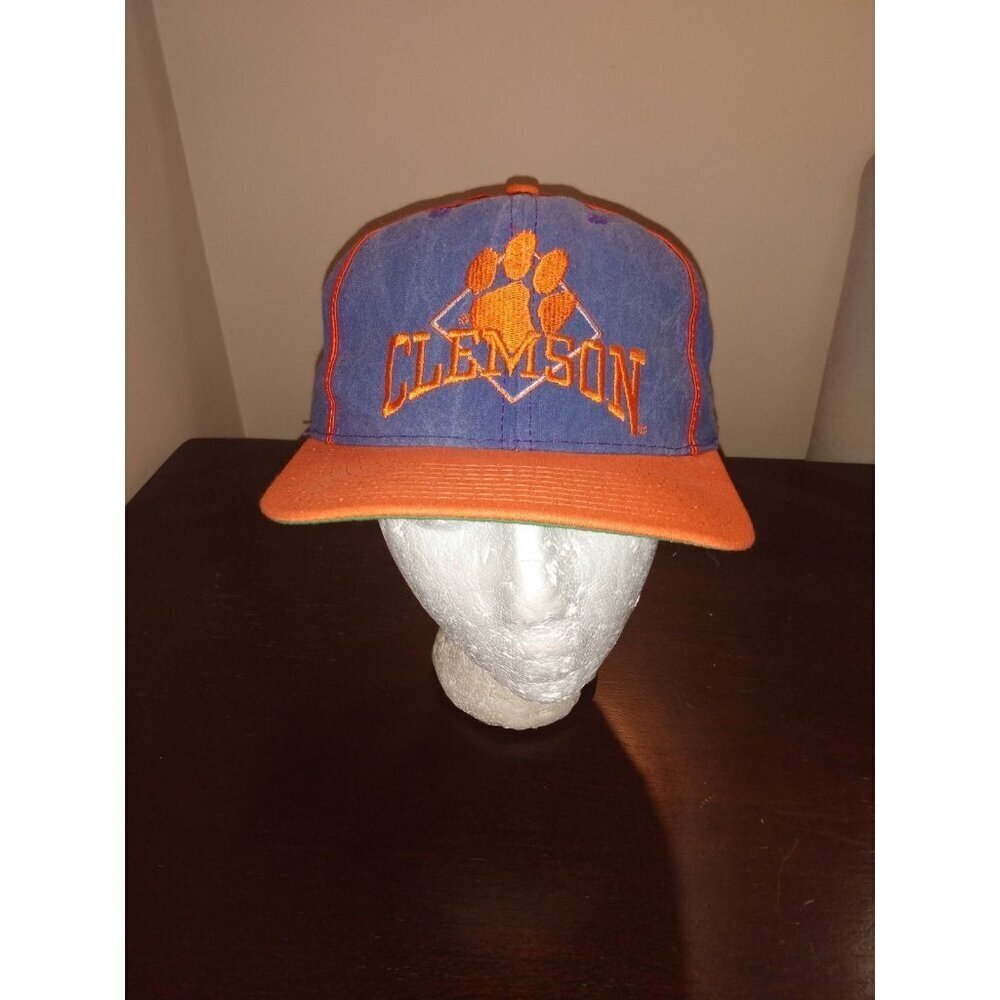 Vintage 90s The Game Clemson Tigers Snapback Hat NCAA One Size